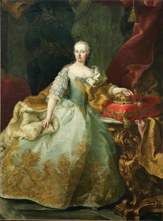 Maria Theresa of Austria. ca. 1740  	Martin van Meytens 1695-1770 	Princeton University Art Museum NJ  2003-17
